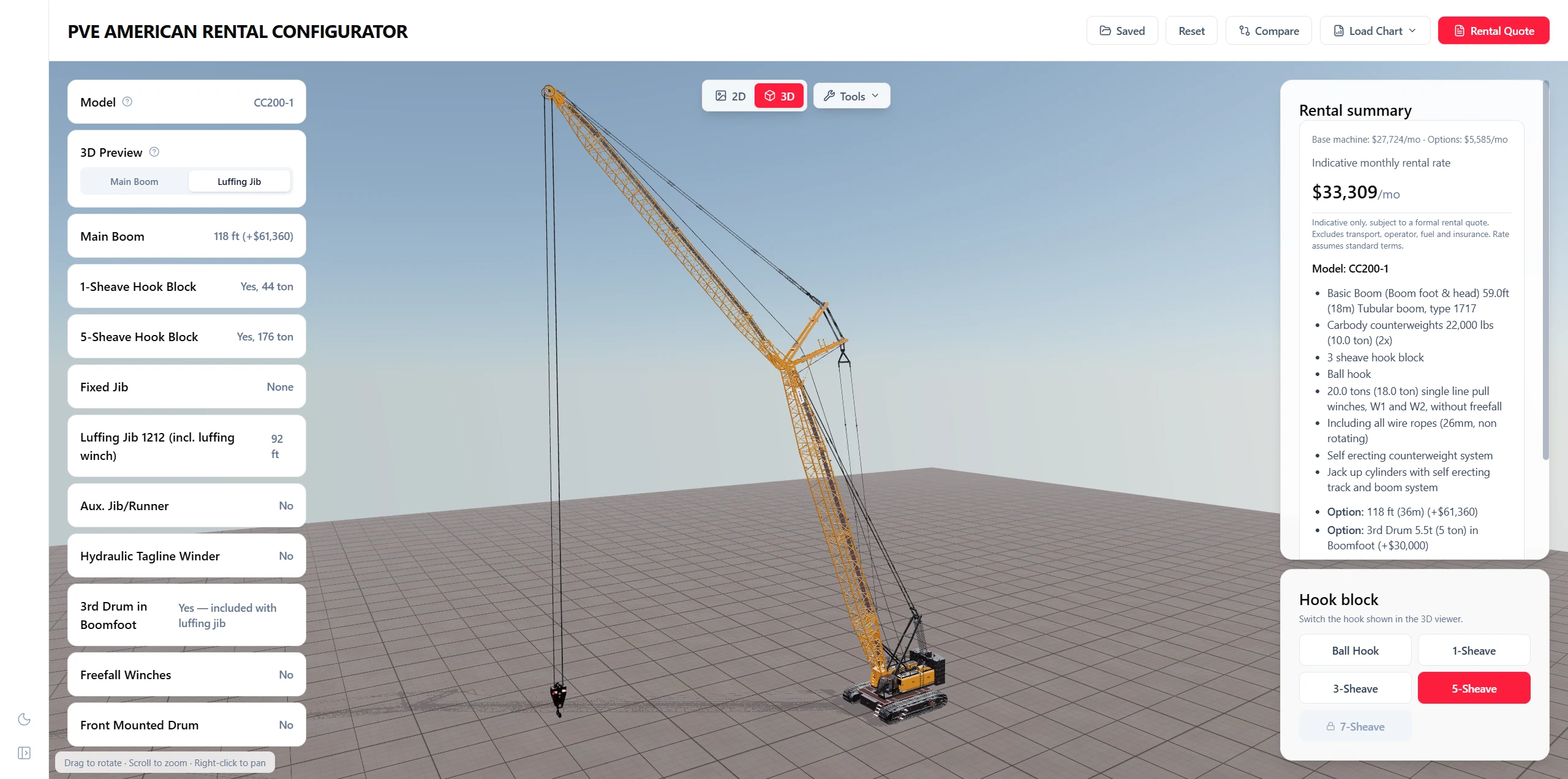 Rental Configurator
